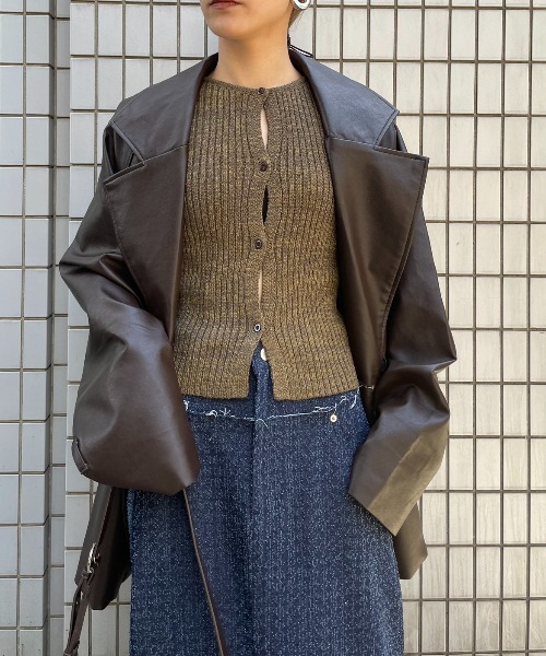 AIC.（エーアイシー）の「クラッシュデニムフリンジロングスカート（デニムスカート・レディース・ブラック/インディゴブルー・FREE）」の16枚目の写真