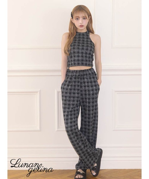 Lunangelina（ルナアンヘリナ）の「tweed pants（その他パンツ・レディース・ブラック・フリー）」の3枚目の写真