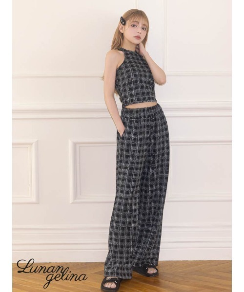 Lunangelina（ルナアンヘリナ）の「tweed pants（その他パンツ・レディース・ブラック・フリー）」の5枚目の写真