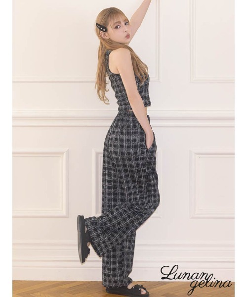 Lunangelina（ルナアンヘリナ）の「tweed pants（その他パンツ・レディース・ブラック・フリー）」の8枚目の写真