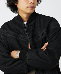 JOURNAL STANDARD relume | AMERICAN デニム リブブルゾン by COTTON USA(デニムジャケット)