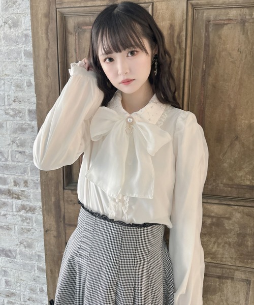 ブラウス シャツ キラキラカラーブラウス レディース セール】キラキラカラーブラウス（シャツ/ブラウス）｜couture