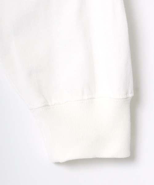 Dickies(ディッキーズ)の「Dickies/ディッキーズ オーバーサイズ ミニロゴワッペン ワンポイント刺繍 ロングスリーブTシャツ/ロンT/無地T/レディース メンズ(Tシャツ/カットソー・メンズ・ホワイト/ネイビー/ダークグリーン/ブラック・M/L/XL)」の10枚目の写真