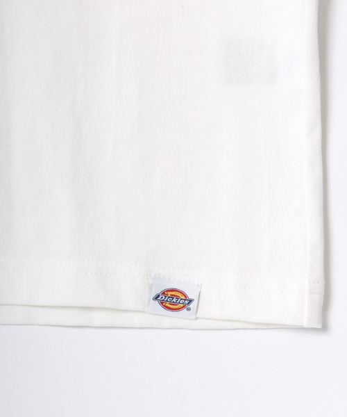 Dickies(ディッキーズ)の「Dickies/ディッキーズ オーバーサイズ ミニロゴワッペン ワンポイント刺繍 ロングスリーブTシャツ/ロンT/無地T/レディース メンズ(Tシャツ/カットソー・メンズ・ホワイト/ネイビー/ダークグリーン/ブラック・M/L/XL)」の9枚目の写真