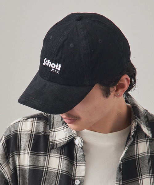schott（ショット）の「【Schott】ベーシックロゴキャップ　SC047（キャップ・メンズ・ブラウン/ホワイト/ベージュ/カーキ/ブラック・FREE）」の7枚目の写真