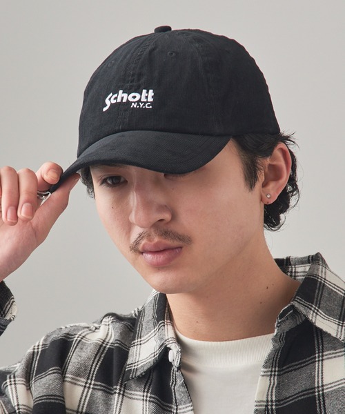 schott（ショット）の「【Schott】ベーシックロゴキャップ　SC047（キャップ・メンズ・ブラウン/ホワイト/ベージュ/カーキ/ブラック・FREE）」の8枚目の写真