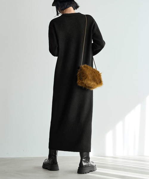 ヤク風クルーネックワンピースB（ワンピース）｜STYLE DELI（スタイル