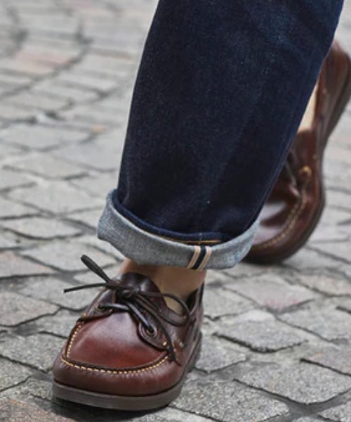 Paraboot(パラブーツ)の「【Paraboot】BARTH(モカシン/デッキシューズ・メンズ・ブラック/ダークブラウン/ベージュ・8.5/9/8/7.5/7)」の6枚目の写真