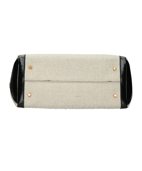 CHRISTIAN VILLA（クリスチャンヴィラ）の「【CHRISTIAN VILLA】レザーハンドルキャンバストート(Q56339)（トートバッグ・レディース・ブラック系その他・ALL）」の10枚目の写真