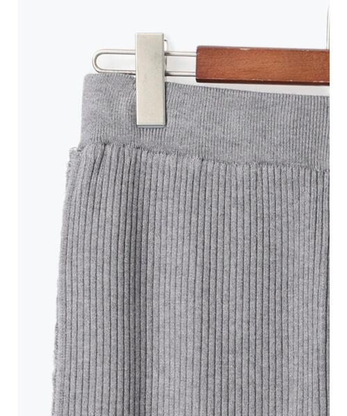 Te chichi TERRASSE(テチチテラス)の「サイドフリンジリブニットパンツ(その他パンツ・レディース・チャコールグレー/ブラック/モカ・F)」の18枚目の写真