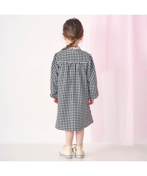 apres les cours（アプレレクール）の「【リンク/ジュニア対応】ヒロインワンピース（ワンピース・キッズ・その他3/ストライプ/チェック・90/100/110/120/80/130/140）」の11枚目の写真