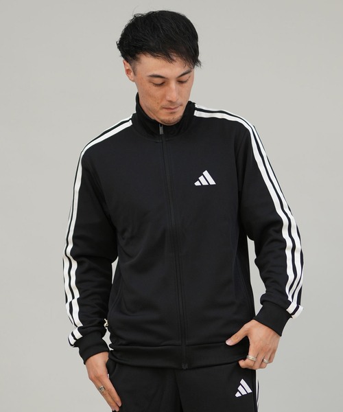 Bristol サイドストライプ ジャージ 黒 adidas/アディダス トラックジャケット/ジャージ スリー