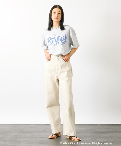 GOOD ROCK SPEED(グッドロックスピード)の「【GOOD ROCK SPEED/グッドロックスピード】NYC ロゴTEE / プリントTシャツ【WEB限定】(Tシャツ/カットソー・レディース・グリーン/ホワイト/グレー・フリー)」の10枚目の写真