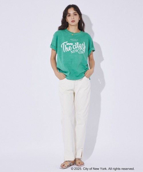 GOOD ROCK SPEED(グッドロックスピード)の「【GOOD ROCK SPEED/グッドロックスピード】NYC ロゴTEE / プリントTシャツ【WEB限定】(Tシャツ/カットソー・レディース・グリーン/ホワイト/グレー・フリー)」の15枚目の写真
