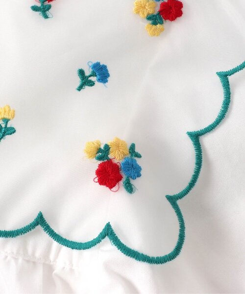 apres les cours（アプレレクール）の「【ジュニア対応】お花刺繍衿ワンピース（ワンピース・キッズ・アイボリー/ブラック・110/100/90/140/130/80/120）」の21枚目の写真