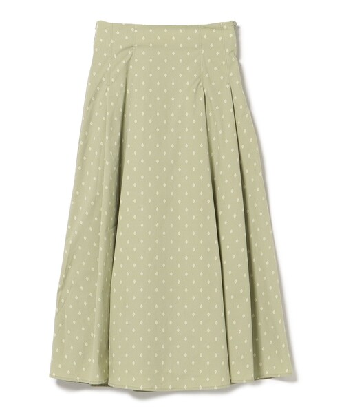 BEAMS HEART（ビームスハート）の「プロバンス タック スカート（スカート・レディース・カーキ/オフホワイト/ネイビー・FREE）」の10枚目の写真