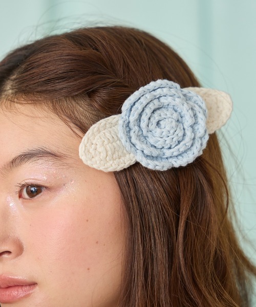 kaorinomori(カオリノモリ)の「kaorinomori マーレローズ / カオリノモリ(バレッタ/ヘアクリップ・レディース・ピンク/ブルー・FREE)」の1枚目の写真