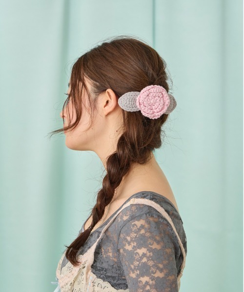 kaorinomori(カオリノモリ)の「kaorinomori マーレローズ / カオリノモリ(バレッタ/ヘアクリップ・レディース・ピンク/ブルー・FREE)」の5枚目の写真