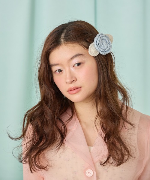 kaorinomori(カオリノモリ)の「kaorinomori マーレローズ / カオリノモリ(バレッタ/ヘアクリップ・レディース・ピンク/ブルー・FREE)」の13枚目の写真