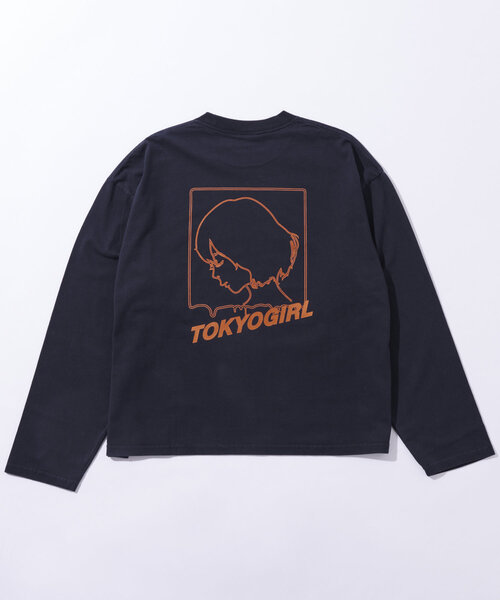 TOKYOGIRL（トーキョーガール）の「【WEB限定】TOKYOGIRL/東京ガールロゴロンT (UNISEX/ユニセックス)（Tシャツ/カットソー・レディース・ブラック/ネイビー/ホワイト・MEDIUM/LARGE）」の4枚目の写真