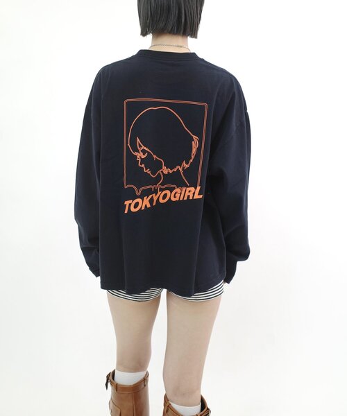 TOKYOGIRL（トーキョーガール）の「【WEB限定】TOKYOGIRL/東京ガールロゴロンT (UNISEX/ユニセックス)（Tシャツ/カットソー・レディース・ブラック/ネイビー/ホワイト・MEDIUM/LARGE）」の17枚目の写真