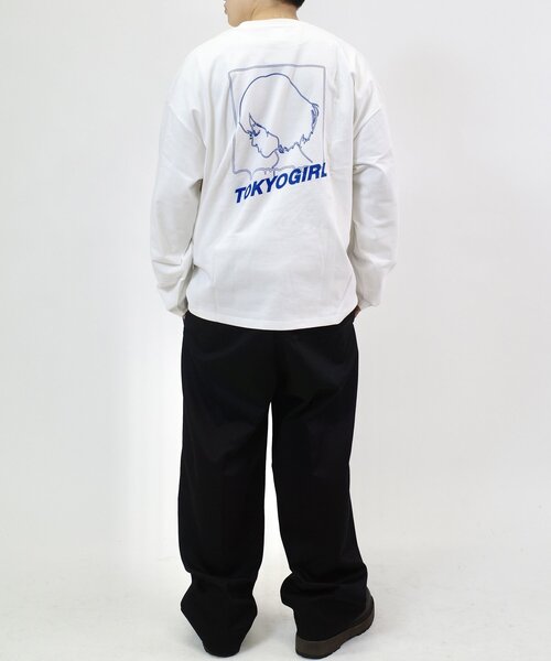 TOKYOGIRL（トーキョーガール）の「【WEB限定】TOKYOGIRL/東京ガールロゴロンT (UNISEX/ユニセックス)（Tシャツ/カットソー・レディース・ブラック/ネイビー/ホワイト・MEDIUM/LARGE）」の20枚目の写真