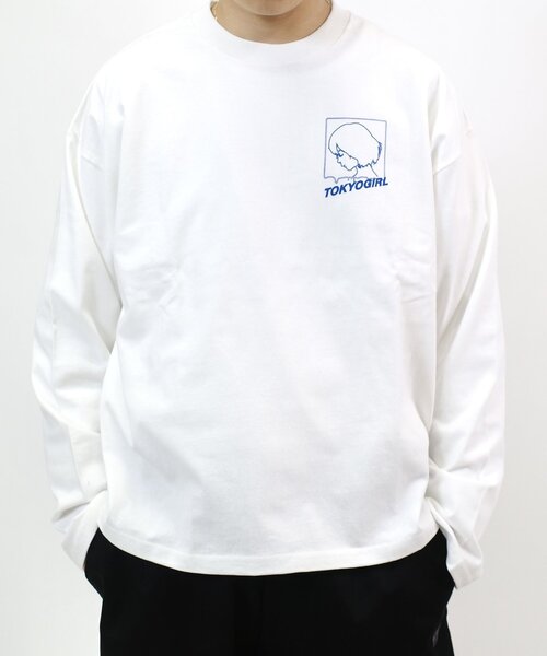 TOKYOGIRL（トーキョーガール）の「【WEB限定】TOKYOGIRL/東京ガールロゴロンT (UNISEX/ユニセックス)（Tシャツ/カットソー・レディース・ブラック/ネイビー/ホワイト・MEDIUM/LARGE）」の21枚目の写真