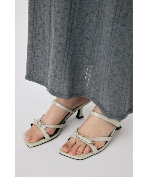 MOUSSY（マウジー）の「TINY BELTED サンダル（サンダル・レディース・ライトグレー/レッド/ブラック・SMALL/MEDIUM/LARGE）」の12枚目の写真