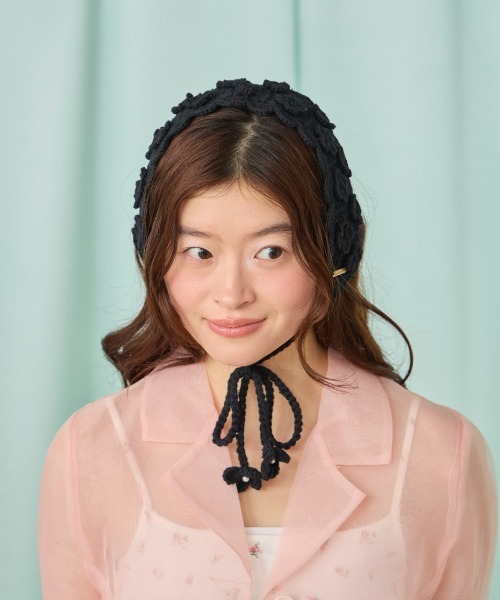 kaorinomori（カオリノモリ）の「kaorinomori ナジェヘアバンド / カオリノモリ（ヘアバンド・レディース・ブラック/ライラック/ホワイト・FREE）」の10枚目の写真