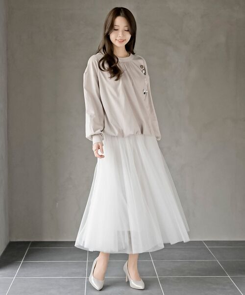 ✽JUGLITTY✽ チュールシャツブラウス　新品タグ付き 01_001-120.jpg
