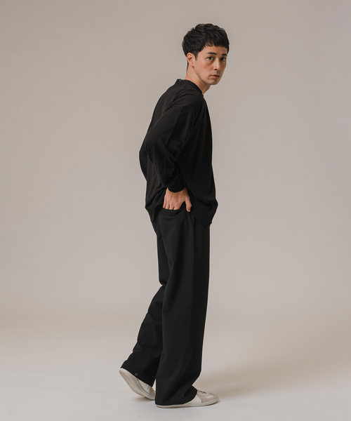 EDIFICE(エディフィス)の「シアサッカー ヌーボーパンツ(スラックス・メンズ・ブラック/ライトグレー/ブラウン・SMALL/MEDIUM/LARGE)」の5枚目の写真