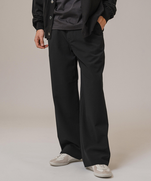 EDIFICE(エディフィス)の「シアサッカー ヌーボーパンツ(スラックス・メンズ・ブラック/ライトグレー/ブラウン・SMALL/MEDIUM/LARGE)」の6枚目の写真