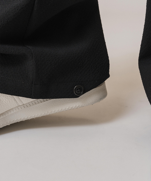 EDIFICE(エディフィス)の「シアサッカー ヌーボーパンツ(スラックス・メンズ・ブラック/ライトグレー/ブラウン・SMALL/MEDIUM/LARGE)」の13枚目の写真