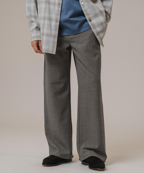 EDIFICE(エディフィス)の「シアサッカー ヌーボーパンツ(スラックス・メンズ・ブラック/ライトグレー/ブラウン・SMALL/MEDIUM/LARGE)」の17枚目の写真