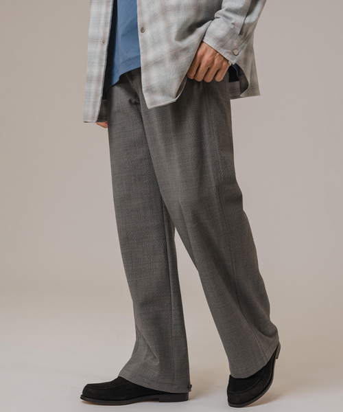 EDIFICE(エディフィス)の「シアサッカー ヌーボーパンツ(スラックス・メンズ・ブラック/ライトグレー/ブラウン・SMALL/MEDIUM/LARGE)」の19枚目の写真