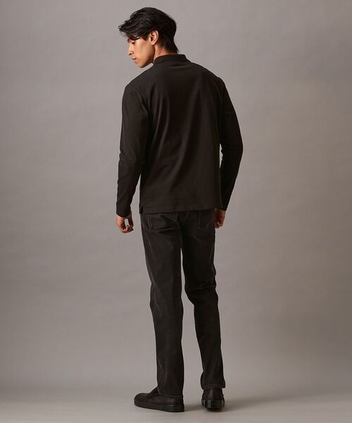 Calvin Klein（カルバン・クライン）の「エンブロイダリー バッジロゴ ロングスリーブ ポロシャツ（ポロシャツ・メンズ・ネイビー/ブラック/アッシュブラウン・M/XL/L/S）」の9枚目の写真