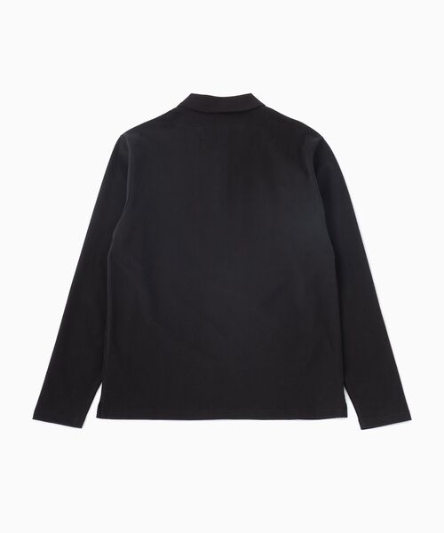 Calvin Klein（カルバン・クライン）の「エンブロイダリー バッジロゴ ロングスリーブ ポロシャツ（ポロシャツ・メンズ・ネイビー/ブラック/アッシュブラウン・M/XL/L/S）」の16枚目の写真