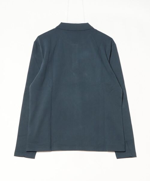 Calvin Klein（カルバン・クライン）の「エンブロイダリー バッジロゴ ロングスリーブ ポロシャツ（ポロシャツ・メンズ・ネイビー/ブラック/アッシュブラウン・M/XL/L/S）」の5枚目の写真