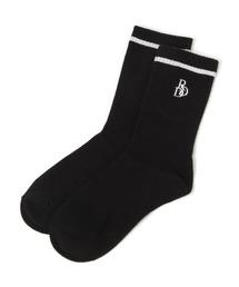 ロングタッパー ブラック ロングシアールーズソックス / 133554（ソックス/靴下）｜LAKOLE