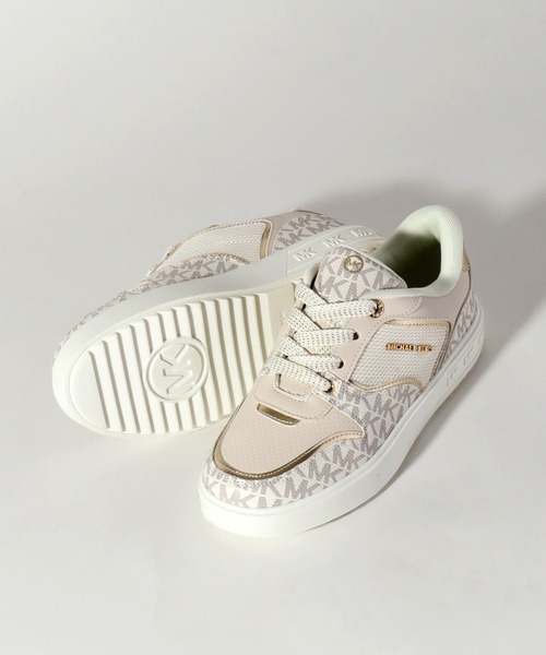 MICHAEL KORS（マイケルコース）の「【MICHAEL KORS/マイケルコース】EMMET RUMI/エメット ルミ（スニーカー・レディース・ホワイト系その他2/ホワイト系その他/シルバー/ベージュ系その他・23.5cm/23.0cm/22.5cm/17.0cm/18.0cm/19.0cm/20.0cm/21.0cm/22.0cm）」の13枚目の写真