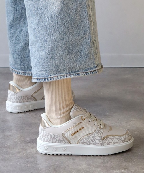 MICHAEL KORS（マイケルコース）の「【MICHAEL KORS/マイケルコース】EMMET RUMI/エメット ルミ（スニーカー・レディース・ホワイト系その他2/ホワイト系その他/シルバー/ベージュ系その他・23.5cm/23.0cm/22.5cm/17.0cm/18.0cm/19.0cm/20.0cm/21.0cm/22.0cm）」の7枚目の写真