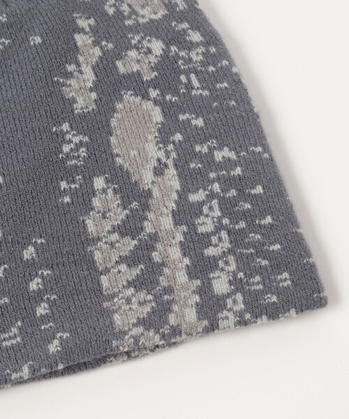 BEAMS HEART(ビームスハート)の「スプラッシュ ビーニー【ユニセックス】(ニットキャップ/ビーニー・メンズ・ブラック/グレー・FREE)」の11枚目の写真