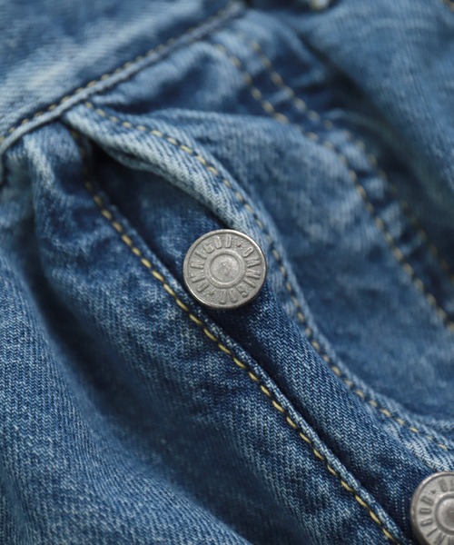 UNMINOU キュロットパンツ ワイドタック イージーパンツ ライトブルー OMNIGOD womens / オムニゴッド ] 10ozデニム 5Pイージーワイド