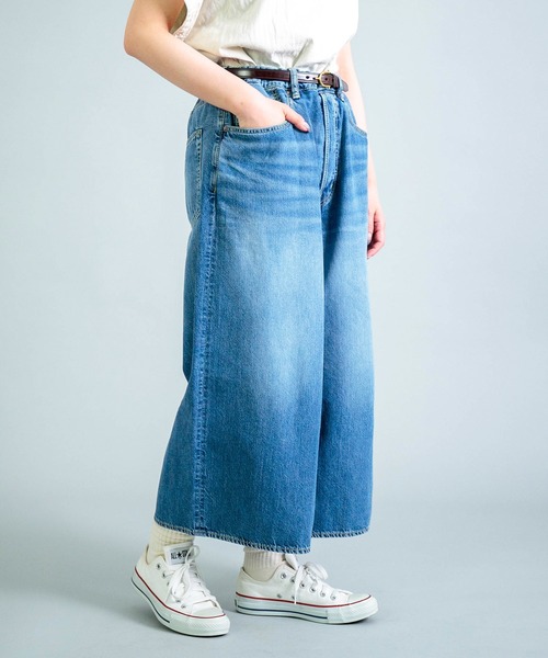 OMNIGOD womens / オムニゴッド ] 10ozデニム 5Pイージーワイド