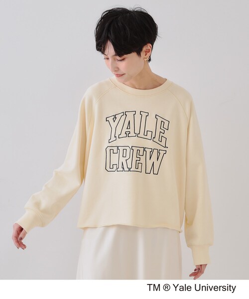 OPAQUE.CLIP（オペークドットクリップ）の「カレッジロゴ スウェットプルオーバー（スウェット・レディース・ホワイト/イエロー系その他/グレー・99）」の16枚目の写真