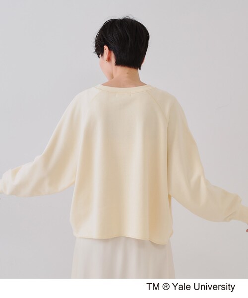 OPAQUE.CLIP（オペークドットクリップ）の「カレッジロゴ スウェットプルオーバー（スウェット・レディース・ホワイト/イエロー系その他/グレー・99）」の18枚目の写真