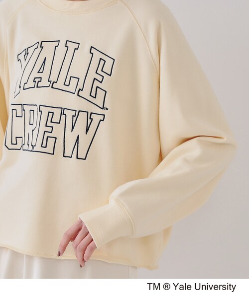 OPAQUE.CLIP（オペークドットクリップ）の「カレッジロゴ スウェットプルオーバー（スウェット・レディース・ホワイト/イエロー系その他/グレー・99）」の20枚目の写真