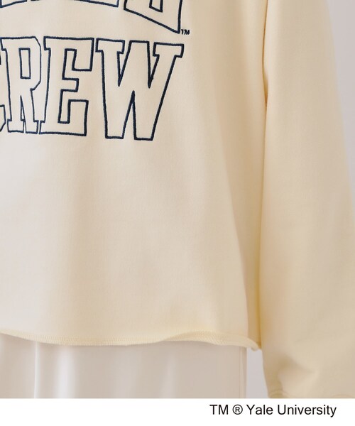 OPAQUE.CLIP（オペークドットクリップ）の「カレッジロゴ スウェットプルオーバー（スウェット・レディース・ホワイト/イエロー系その他/グレー・99）」の21枚目の写真