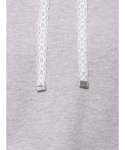 EATME(イートミー)の「フードノースリーブTOP×フレアミニスカート(セットアップ)(ワンピース・レディース・グレー/アイボリー・FREE)」の22枚目の写真