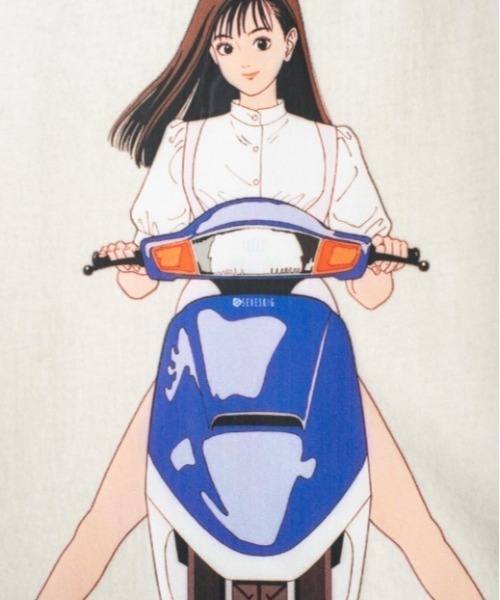 SEVESKIG（セヴシグ）の「seveskig/セブシグ/NNostalgic Girl RZ02 S/SL Tee Ver,Hisashi Eguchi（Tシャツ/カットソー・メンズ・ブラック/ホワイト・L/M/XL）」の6枚目の写真